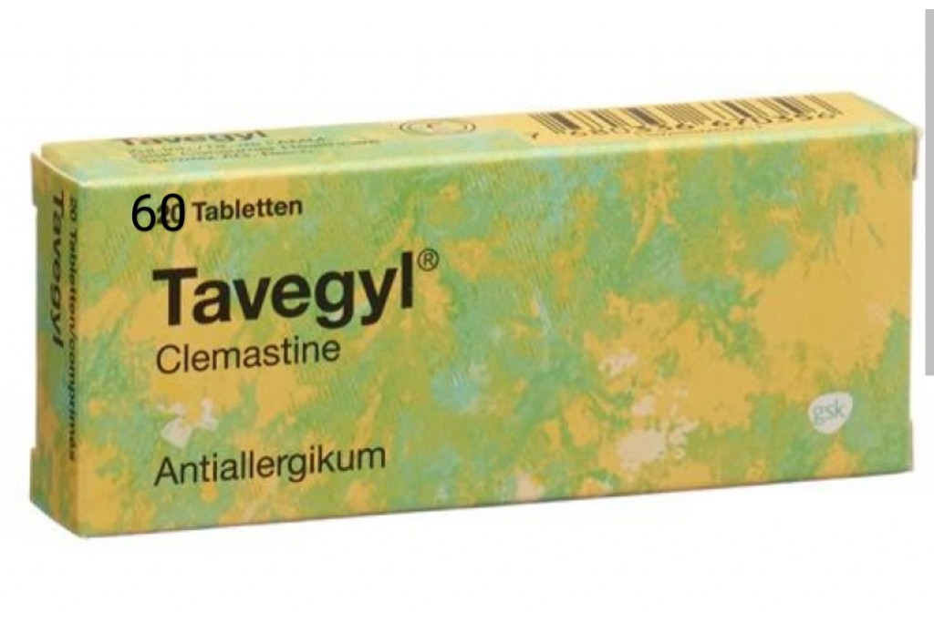 Tavegyl (60 tablets included the package) EXP:12/26