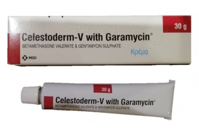 CELESTODERM-V with garamycin (Package included 2 tubes) Exp: 09.09.2026